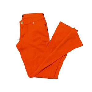 Ciscono size L red skinny jeans.